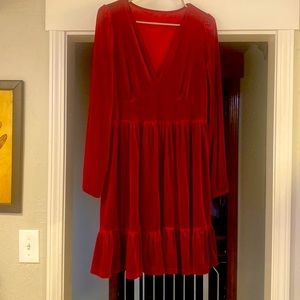 Halara Velvet Dress
